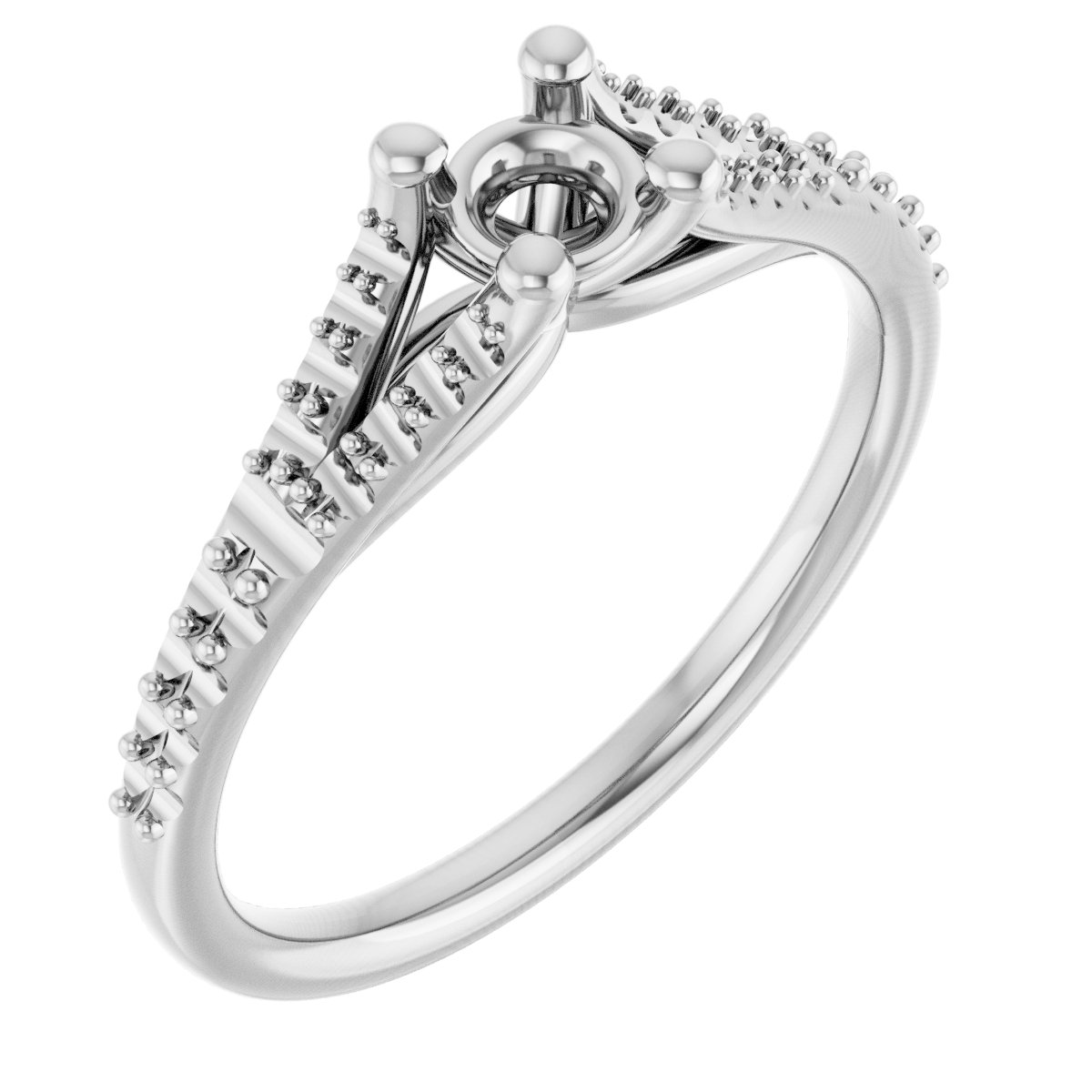 Accented Engagement Ring