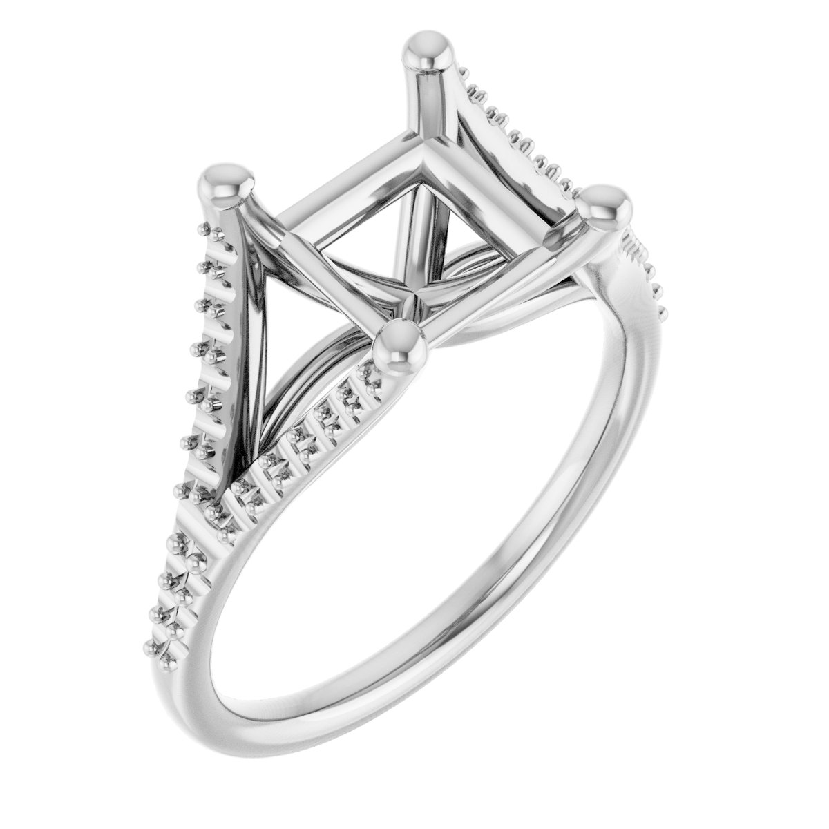 Accented Engagement Ring