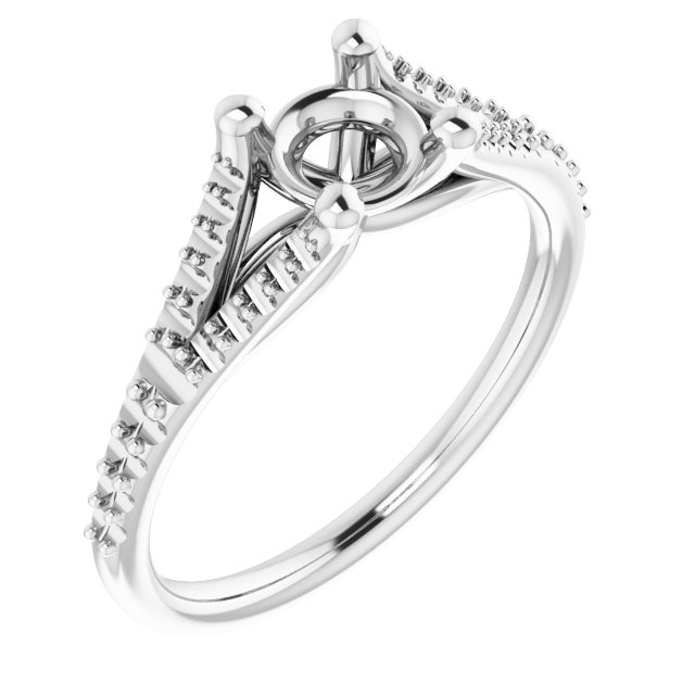 Accented Engagement Ring