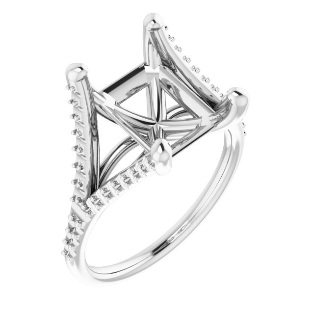 Accented Engagement Ring