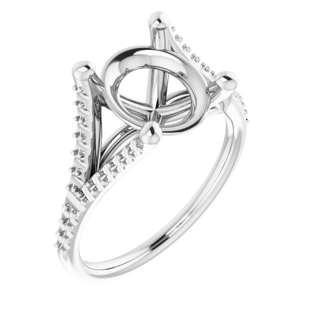 Accented Engagement Ring