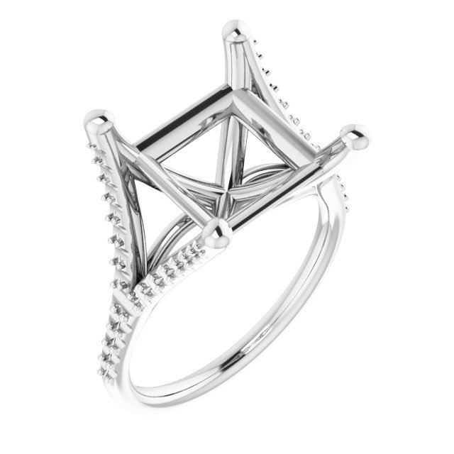 Accented Engagement Ring