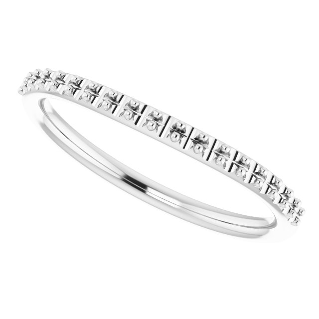 Band Mounting for 5 mm Square Ring view 5