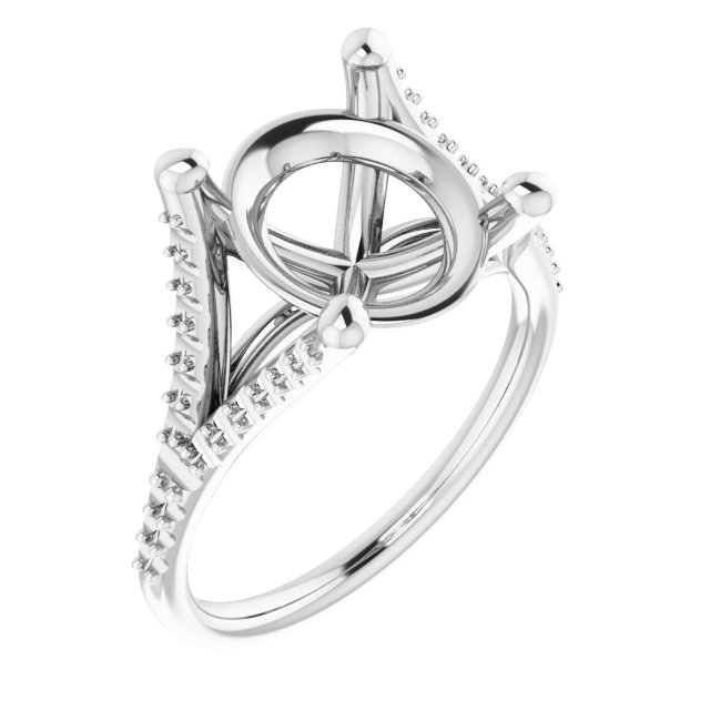 Accented Engagement Ring