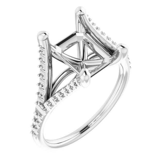 Accented Engagement Ring