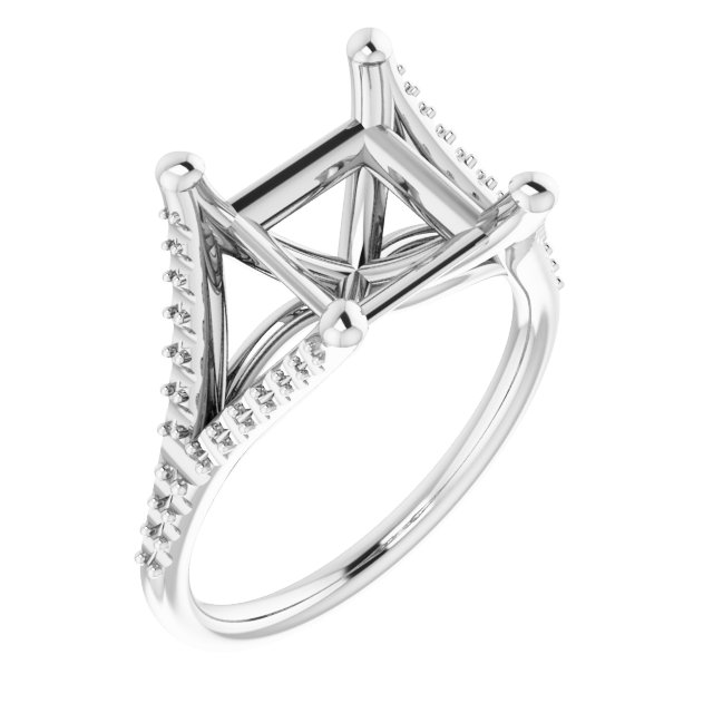 Accented Engagement Ring