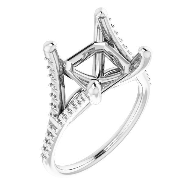 Accented Engagement Ring