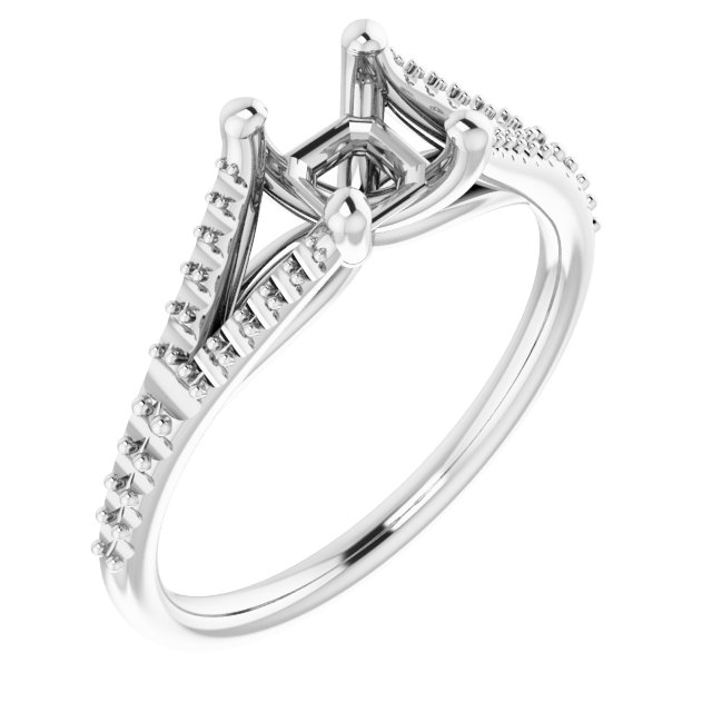 Accented Engagement Ring