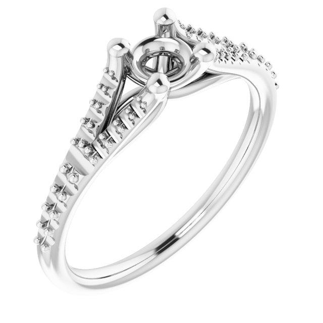 Accented Engagement Ring