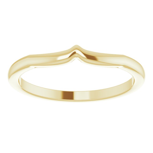 14K Yellow Gold Matching Band