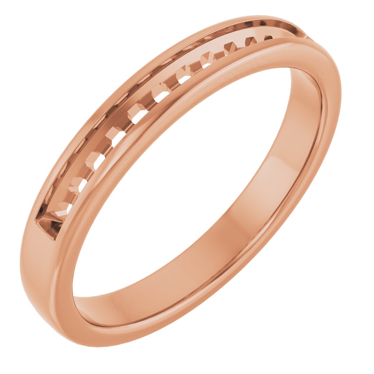 14K Rose .625 CTW Diamond Band Ref 14769503