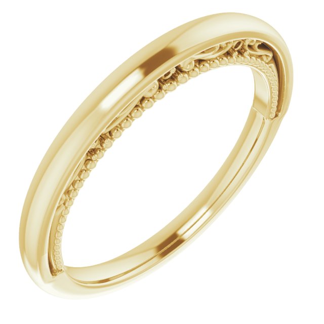 14K Yellow .03 CTW Natural Diamond Band