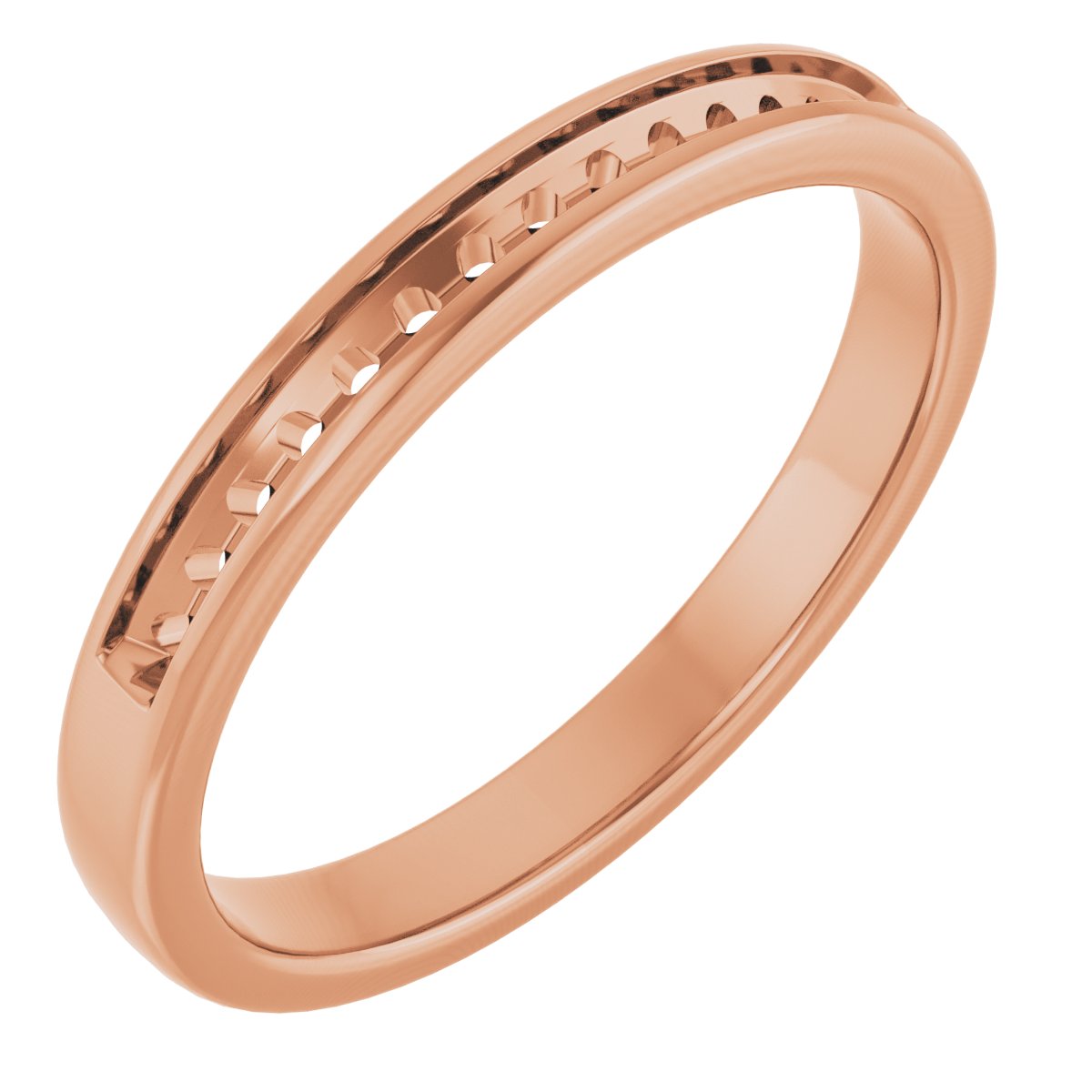 14K Rose .33 CTW Diamond Band Ref 14769593