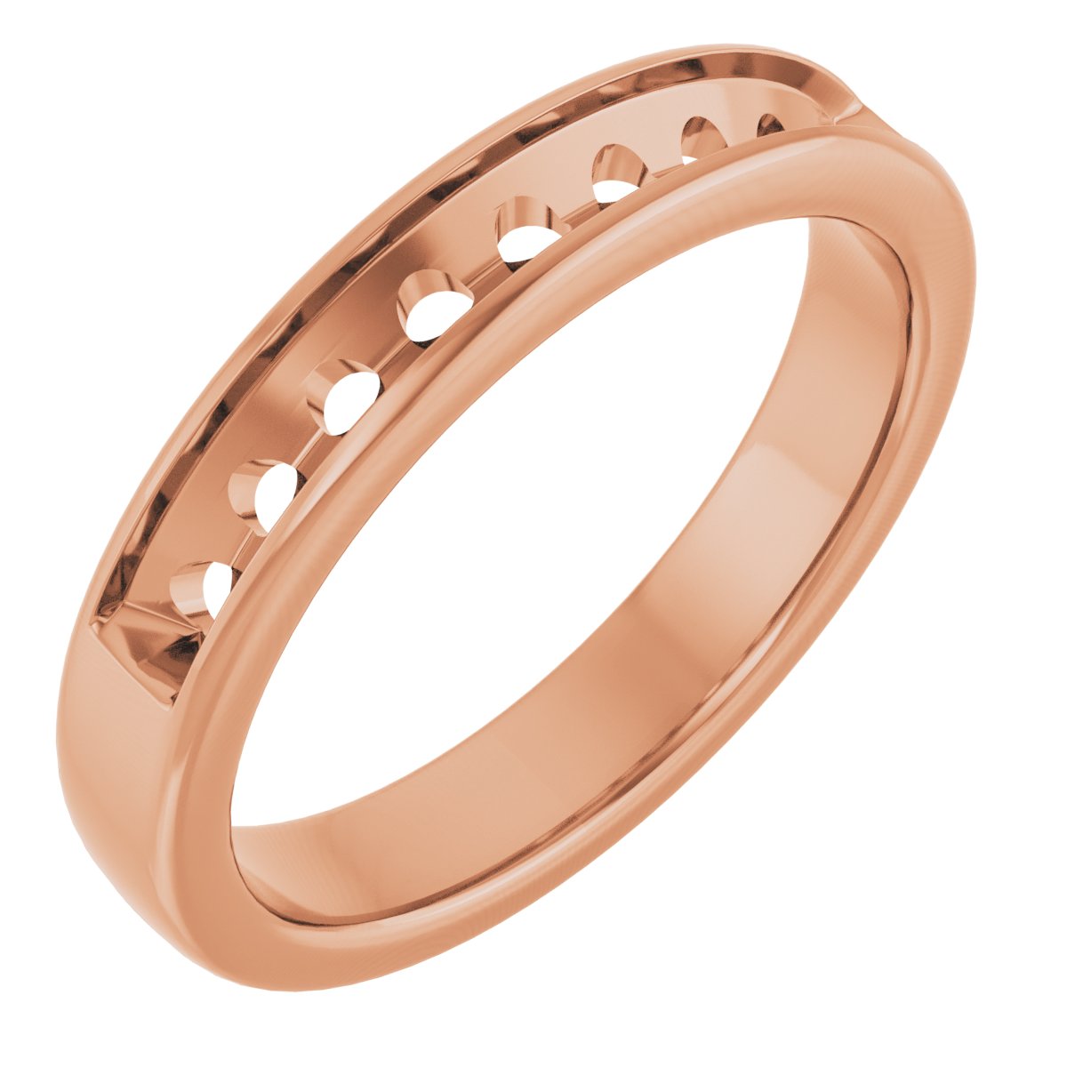 14K Rose .90 CTW Diamond Band Ref 13400288