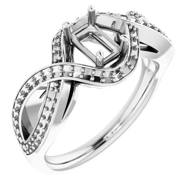 14k White Gold