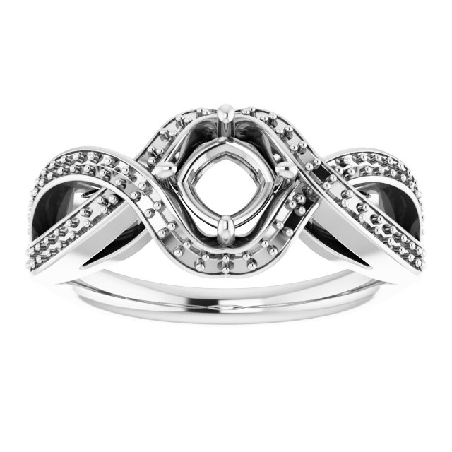 Natural Sky Blue Topaz & 1/3 CTW Natural Diamond Ring view 3