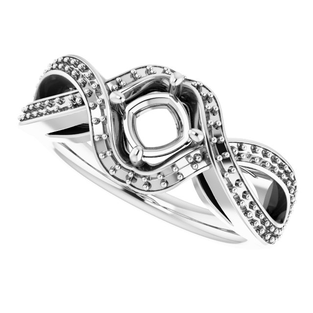 Natural Sky Blue Topaz & 1/3 CTW Natural Diamond Ring view 5