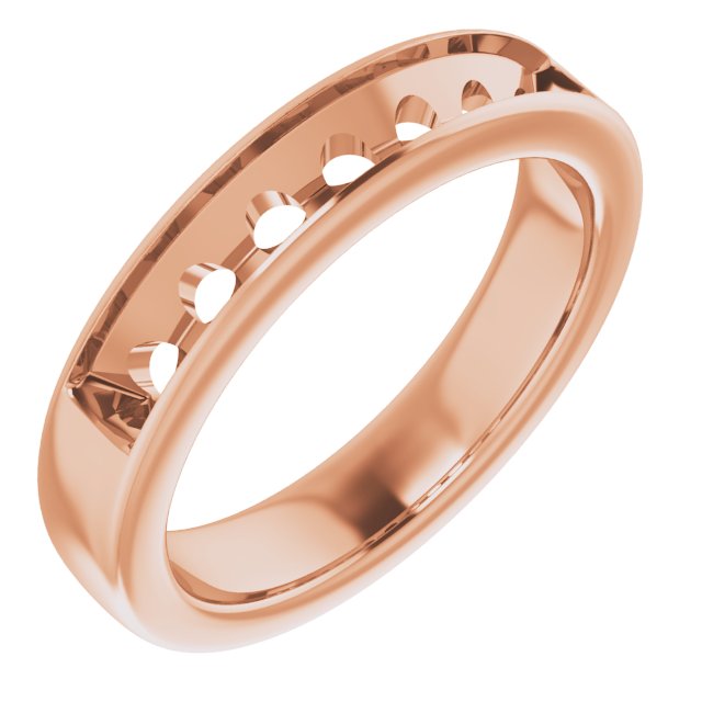 14K Rose 1 .375 CTW Diamond Band Ref 14769490