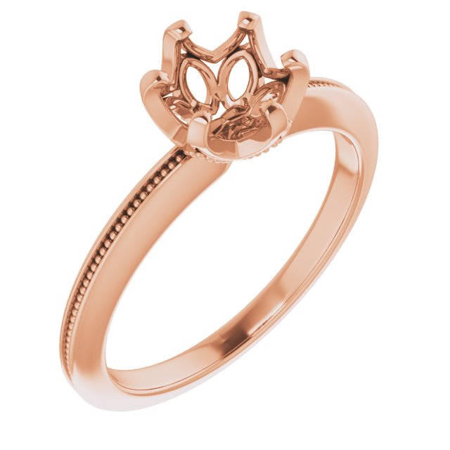 Solitaire Engagement Ring or Band