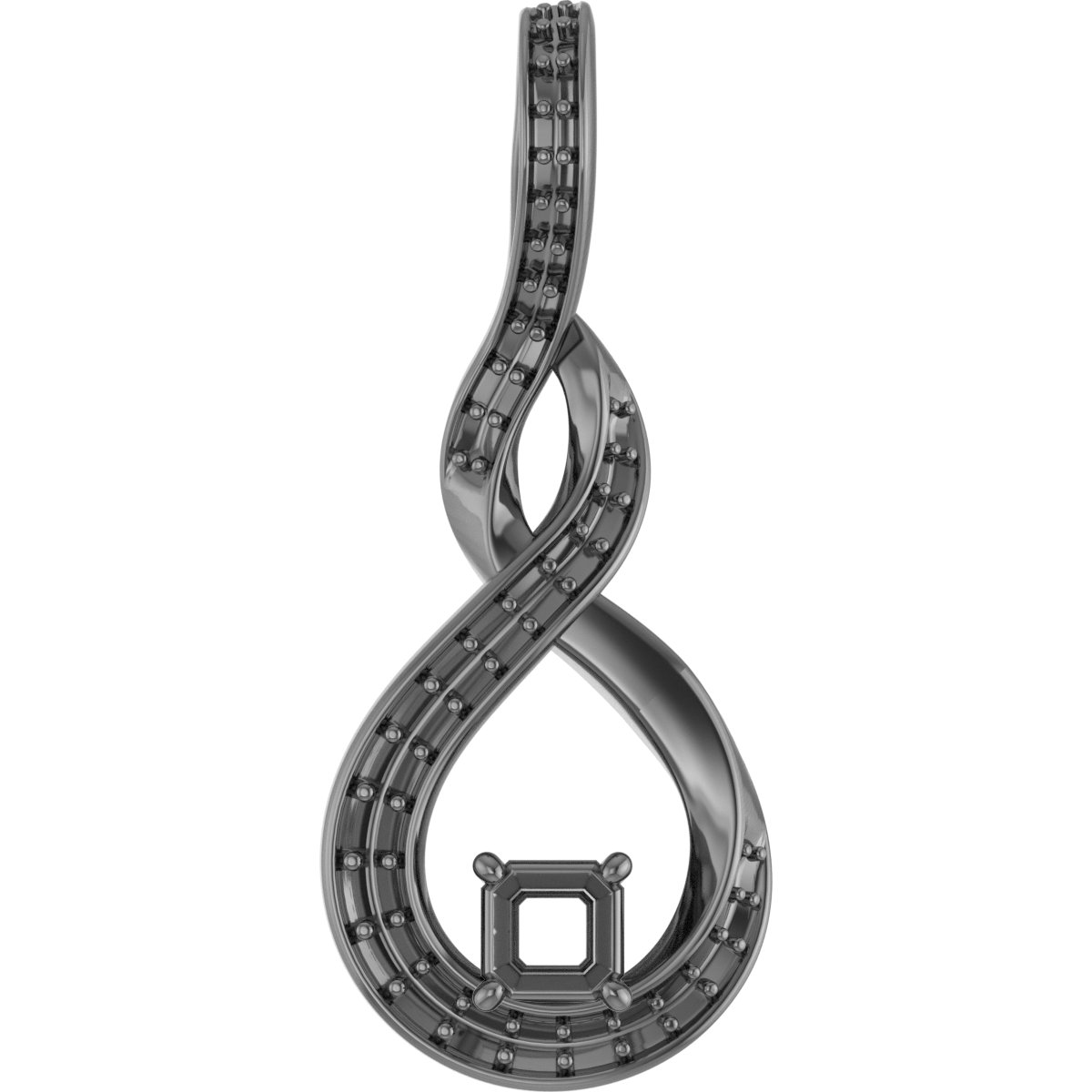 3/8 CTW Lab-Grown Diamond Pendant