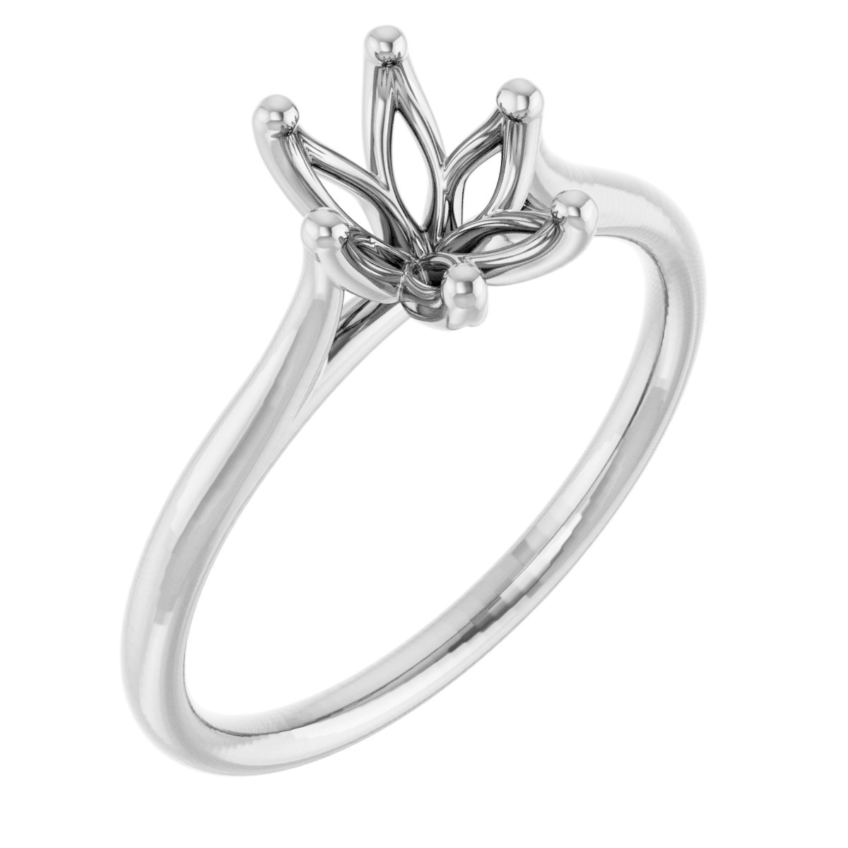 Cathedral-Style Solitaire Engagement Ring