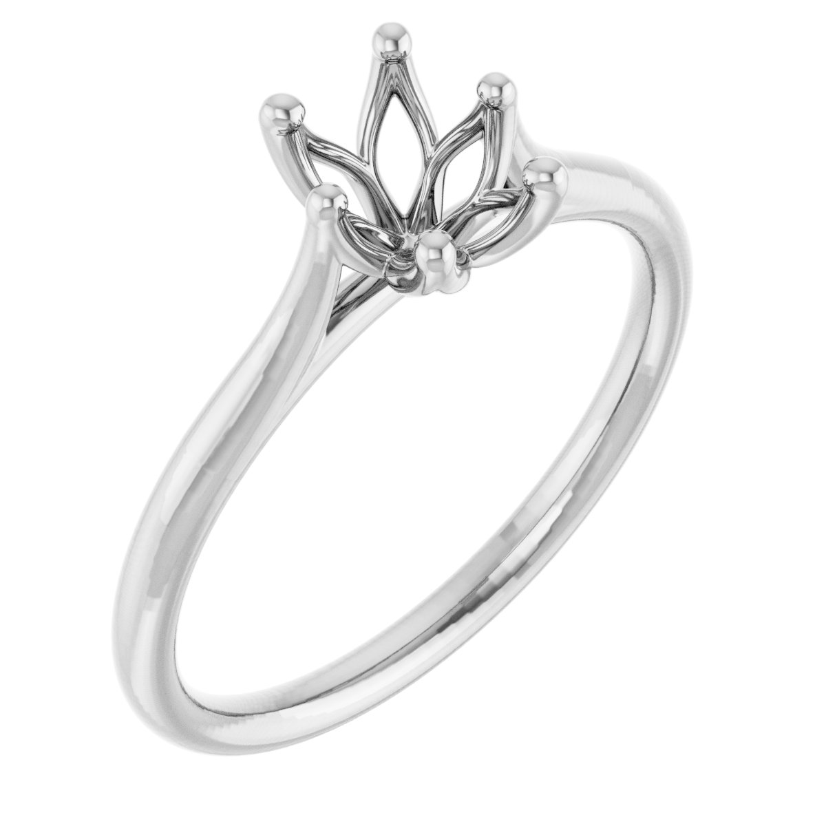Cathedral-Style Solitaire Engagement Ring