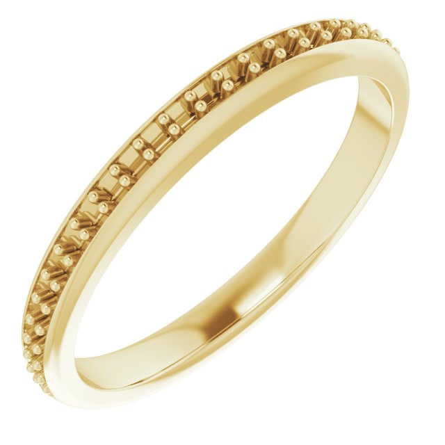 14k Yellow Gold