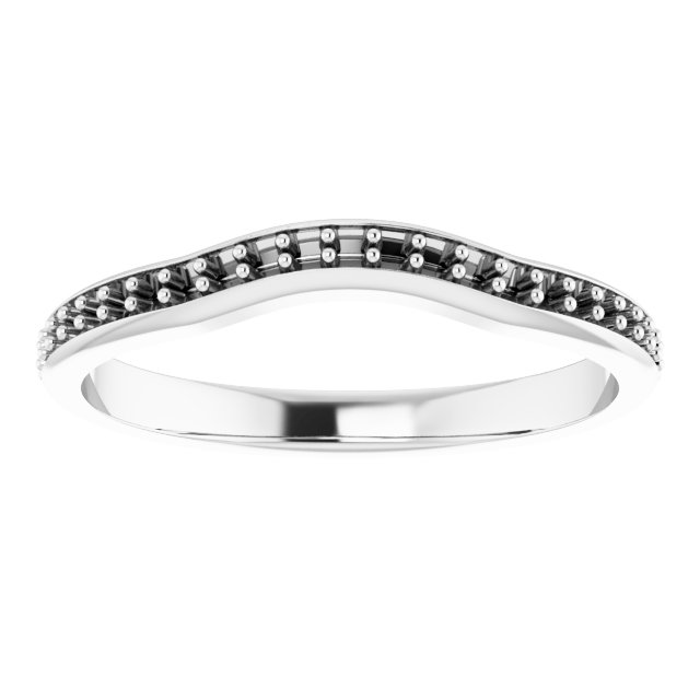 Band Mounting for 5x5 mm Heart Ring view 3