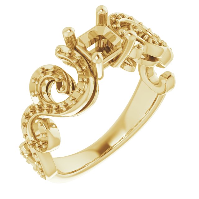 14k Yellow Gold