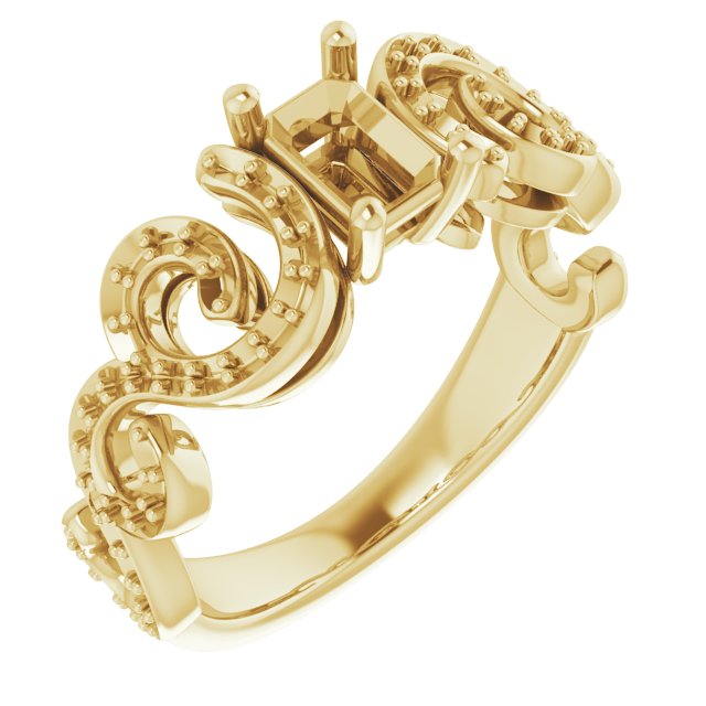 14k Yellow Gold