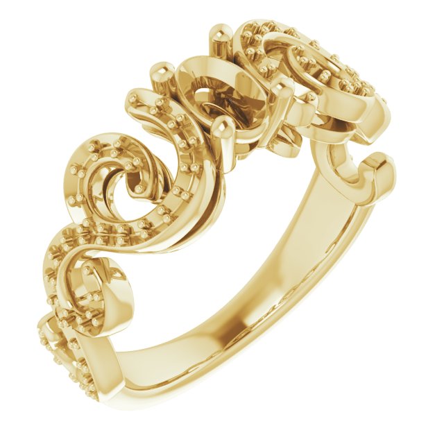 14k Yellow Gold