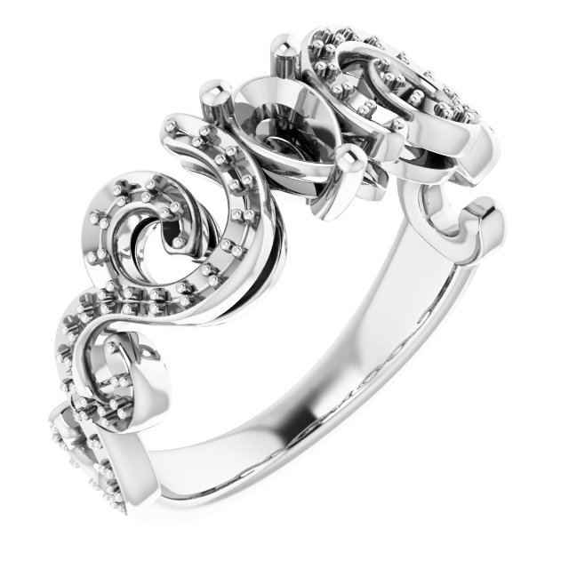 14k White Gold