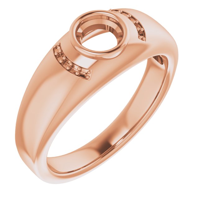 Accented Bezel-Set Ring