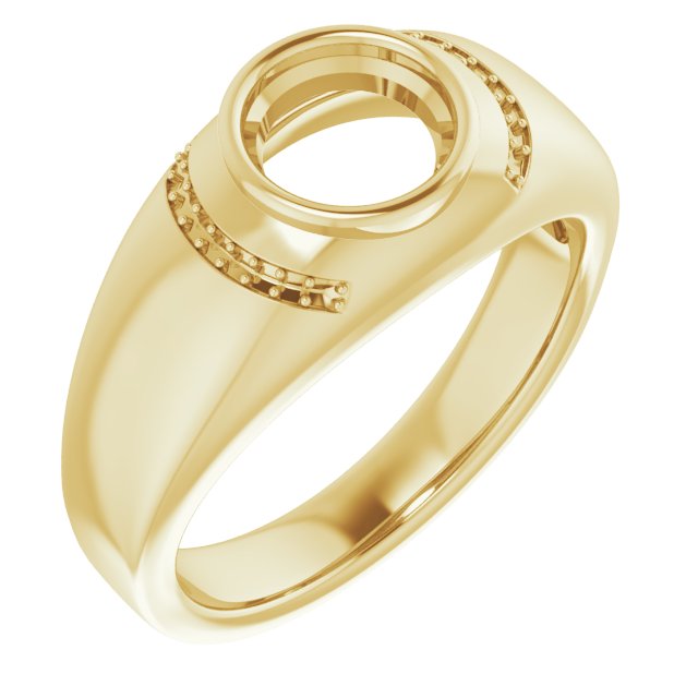 Accented Bezel-Set Ring