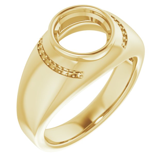 Accented Bezel-Set Ring