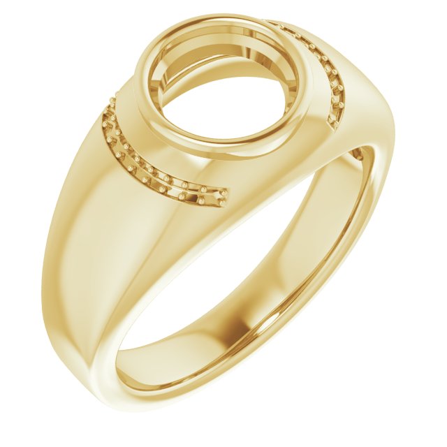 Accented Bezel-Set Ring