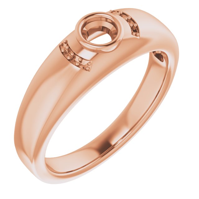 Accented Bezel-Set Ring