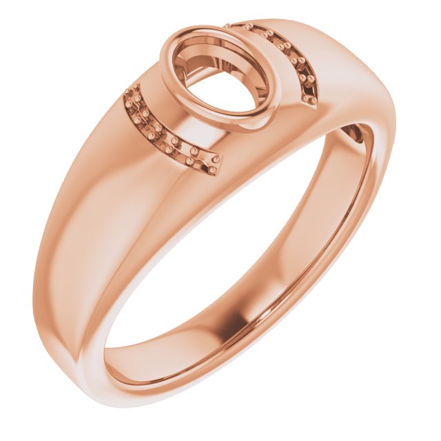 Accented Bezel-Set Ring
