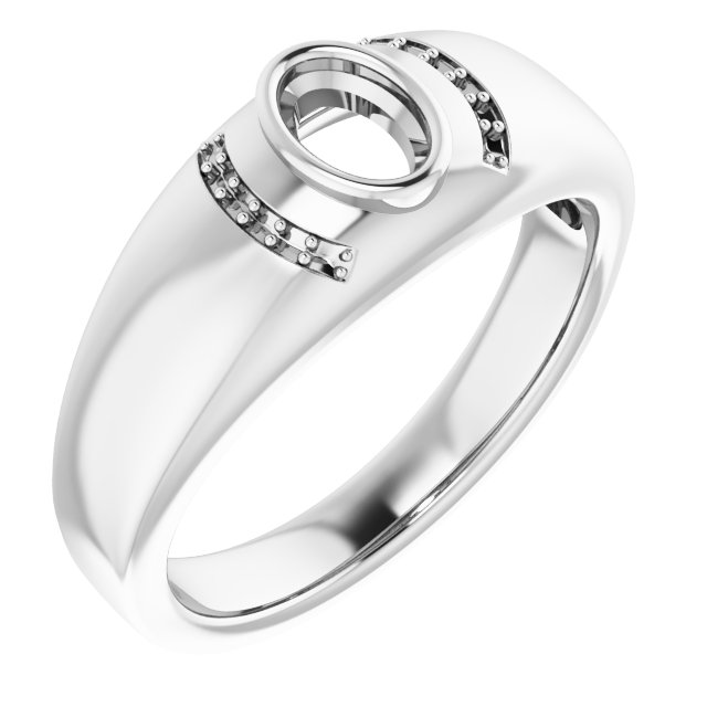 Accented Bezel-Set Ring
