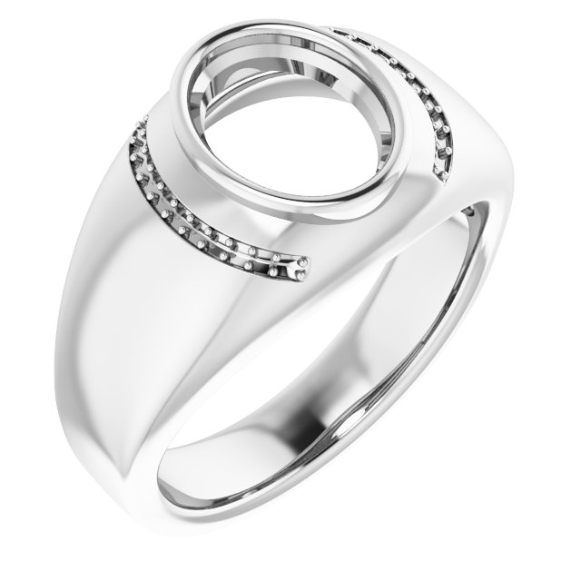 Accented Bezel-Set Ring