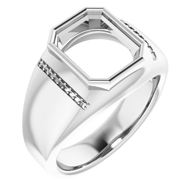 Accented Bezel-Set Ring