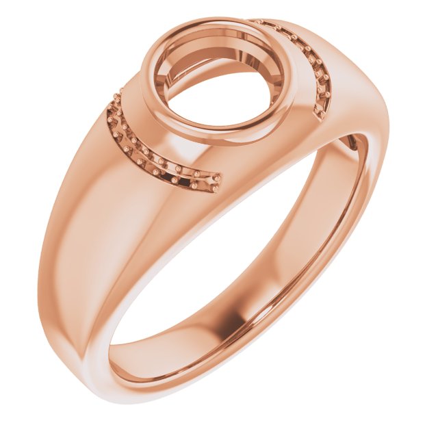 Accented Bezel-Set Ring