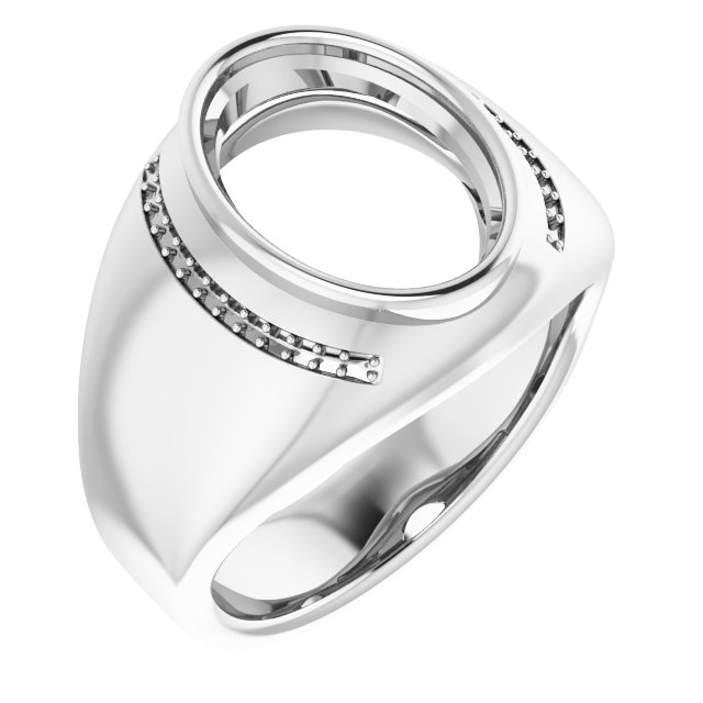 Accented Bezel-Set Ring