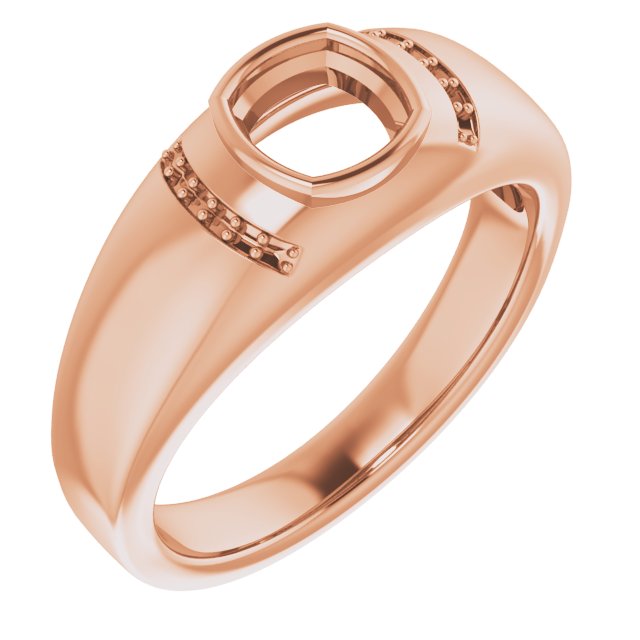 Accented Bezel-Set Ring