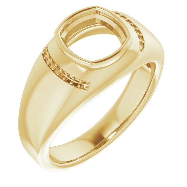 Accented Bezel-Set Ring
