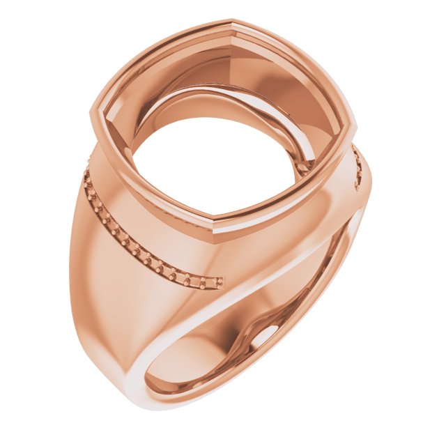 Accented Bezel-Set Ring