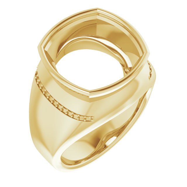 Accented Bezel-Set Ring