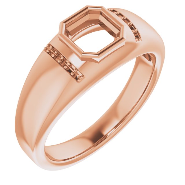 Accented Bezel-Set Ring