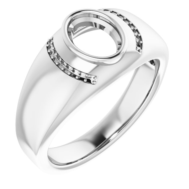 Accented Bezel-Set Ring