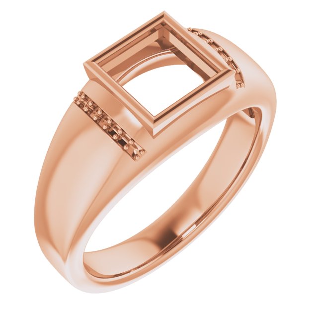 Accented Bezel-Set Ring